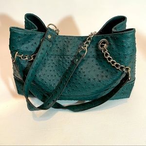 Elegant Teal Chain Strap Women's Bag